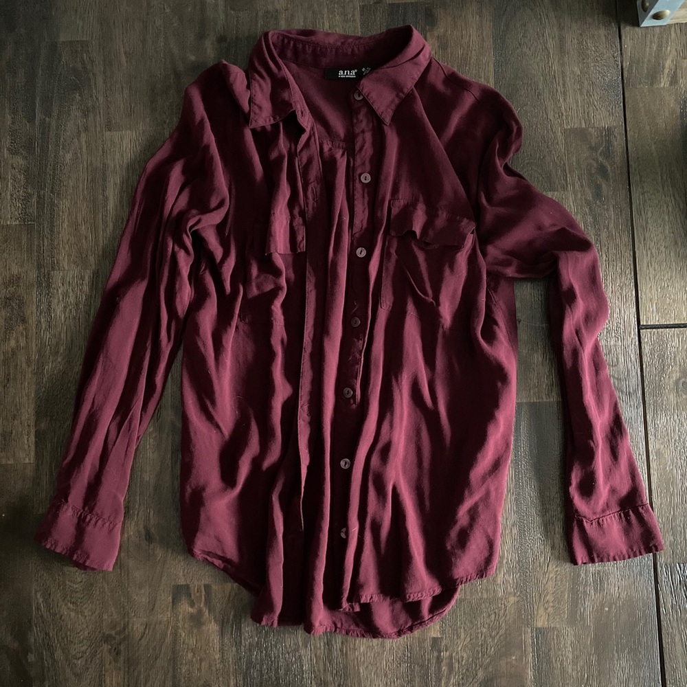 A.n.a Button Down